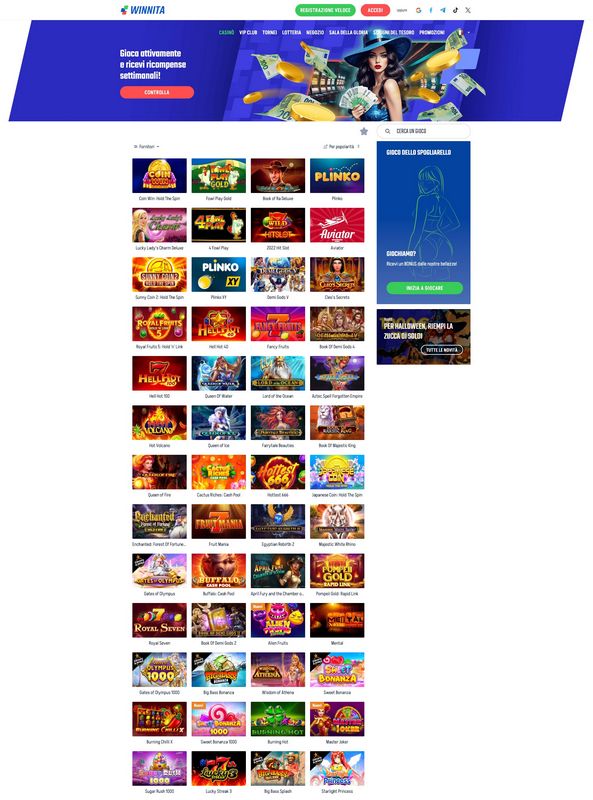 Sito di Winnita Casino